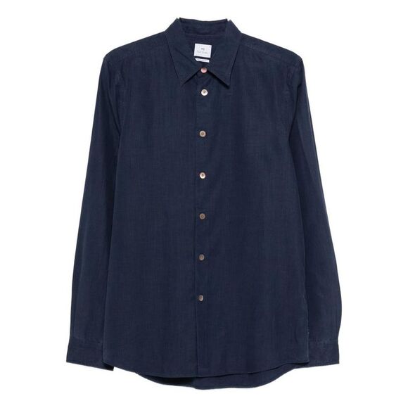 PS PAUL SMITH Men's Long Sleeve Button-Up Shirt Men BLUE Shirts